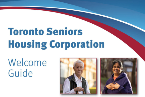 Toronto Seniors Housing Corporation Welcome Guide cover